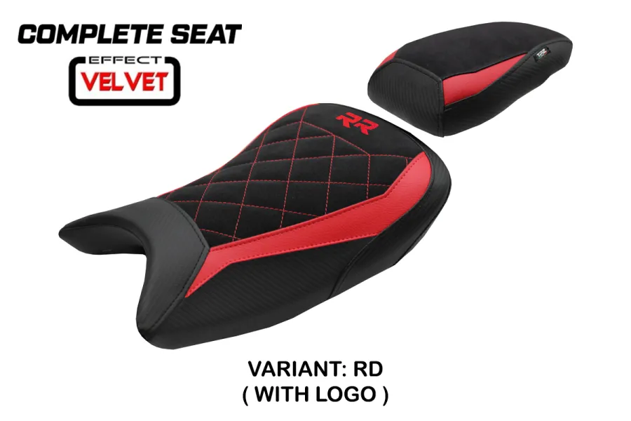 Complete seat compatible - BMW S 1000 RR 2019-2026 - mod Varel Velvet