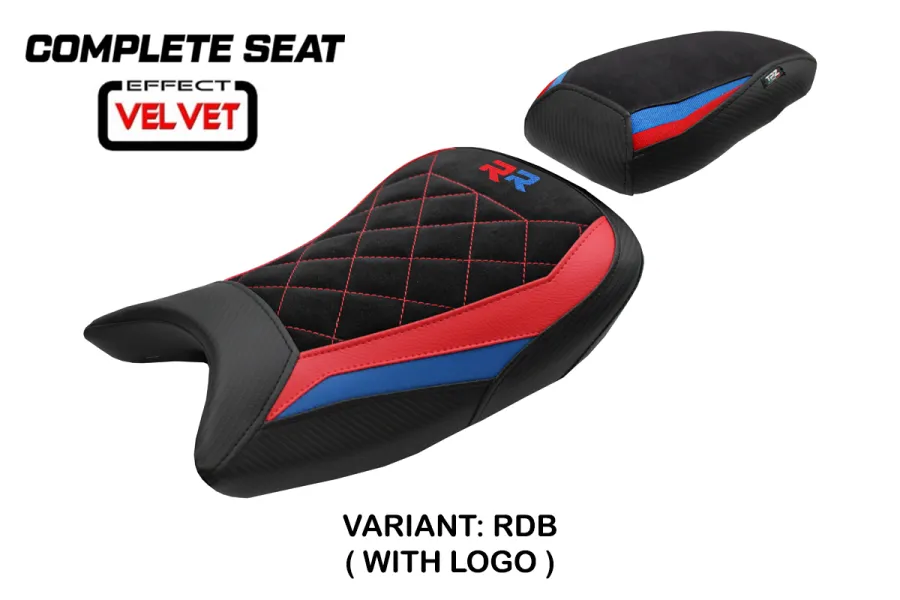 Asiento completo compatible - BMW S 1000 RR 2019-2026 - mod Varel Velvet