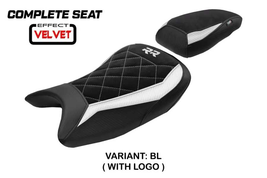 Komplette Sitzbank kompatibel - BMW S 1000 RR 2019-2026 - mod Varel Velvet