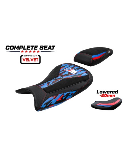 Asiento completo compatible - BMW S 1000 RR 2019-2026 - mod Varel Velvet Special Edition - Rebajado