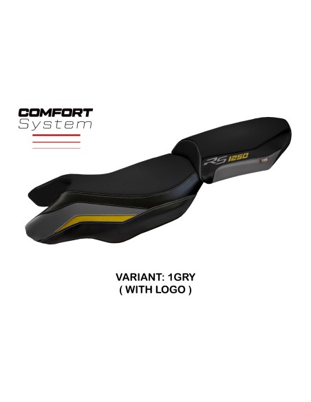 Housse de selle compatible BMW R 1250 RS (20-22) modèle Blanco comfort system