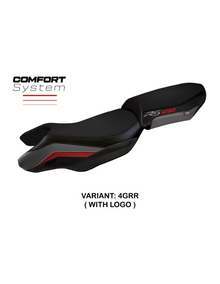 Housse de selle compatible BMW R 1250 RS (20-22) modèle Blanco comfort system