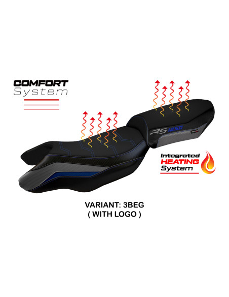 Housse de selle compatible - BMW R 1250 RS 2020 - 2024 - heating Comfort System