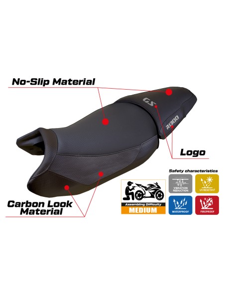 Housse de selle compatible - BMW R 1300 GS 2023-2025 - mod Koln Comfort System