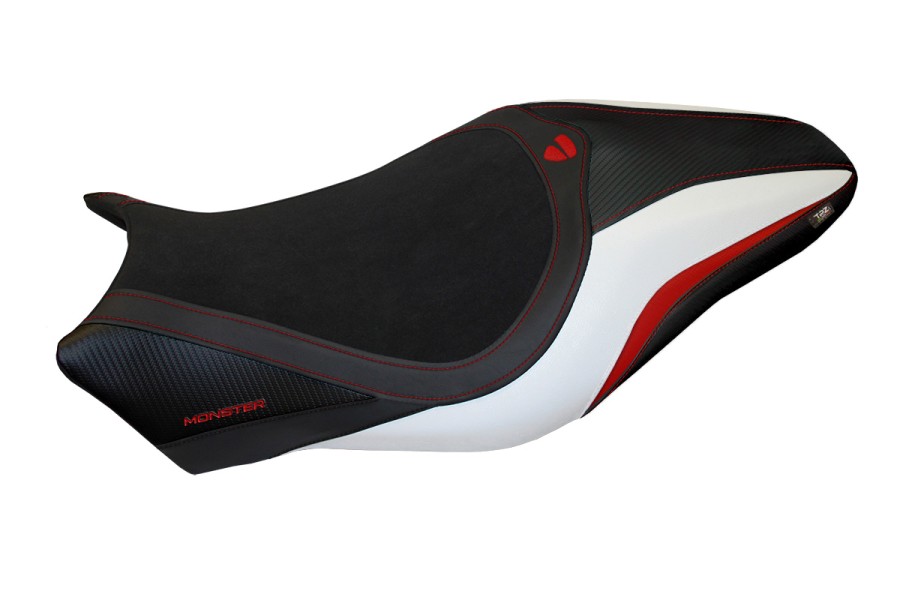 Housse de selle compatible - Ducati Monster 821/1200 2017 - 2020 - mod Valencia Velvet