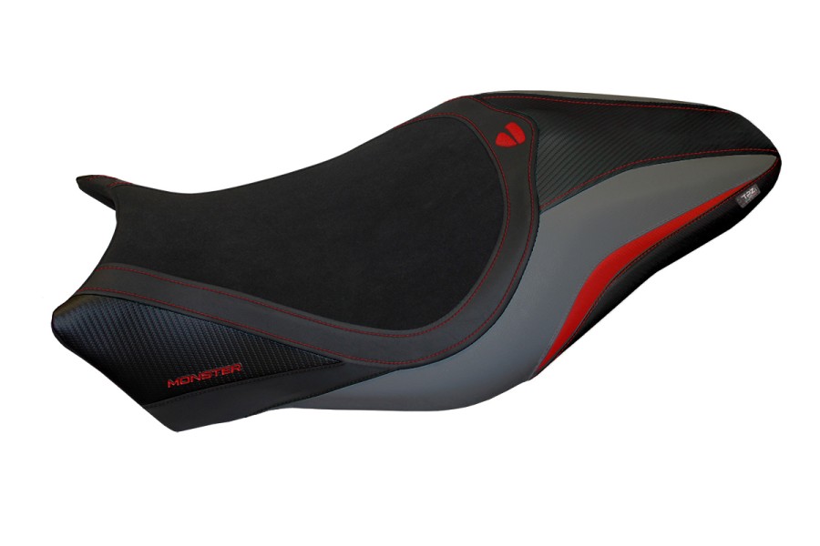 Rivestimento sella compatibile - Ducati Monster 821 / 1200 2017 - 2020 - mod Valencia Velvet