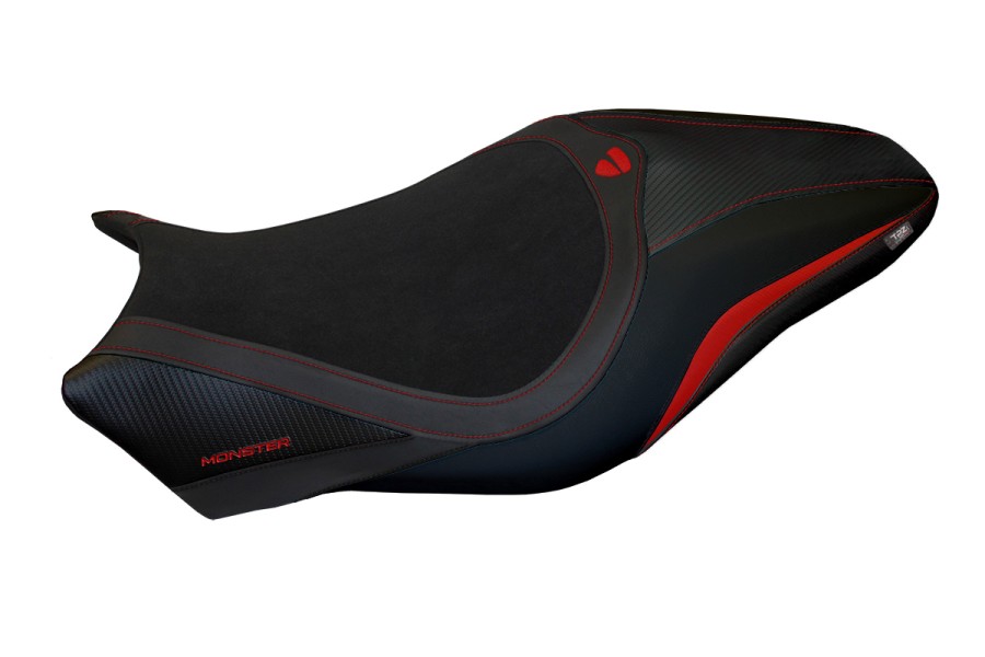 Seat cover compatible - Ducati Monster 821 / 1200 2017 - 2020 - mod Valencia Velvet