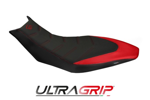 Housse de selle compatible - Aprilia Dorsoduro 750 - 900 - 1200 2010-2020 - mod Trieste Ultragrip