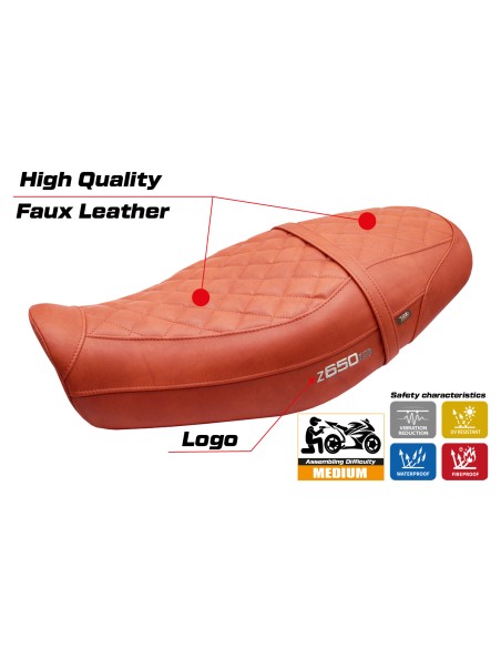 Seat cover compatible - Kawasaki Z 650 RS 2022-2025 - mod Unnan