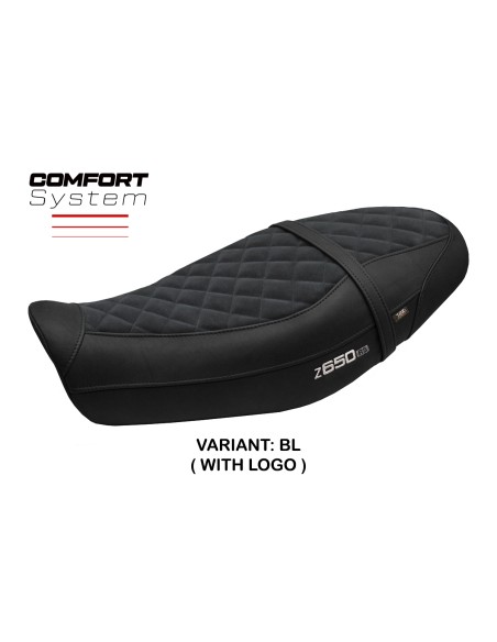 Funda de asiento compatible - Kawasaki Z 650 RS 2022-2025 - mod Unnan Velvet Comfort System