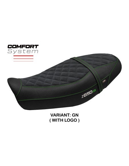 Rivestimento sella compatibile - Kawasaki Z 650 RS 2022-2026 - mod Unnan Velvet Comfort System