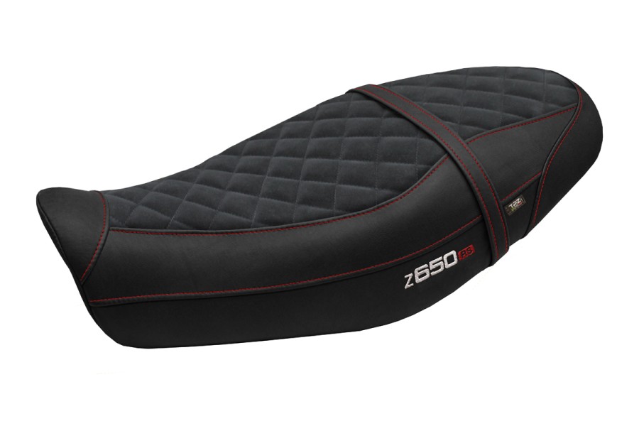 Funda de asiento compatible - Kawasaki Z 650 RS 2022-2026 - mod Unnan Velvet Comfort System