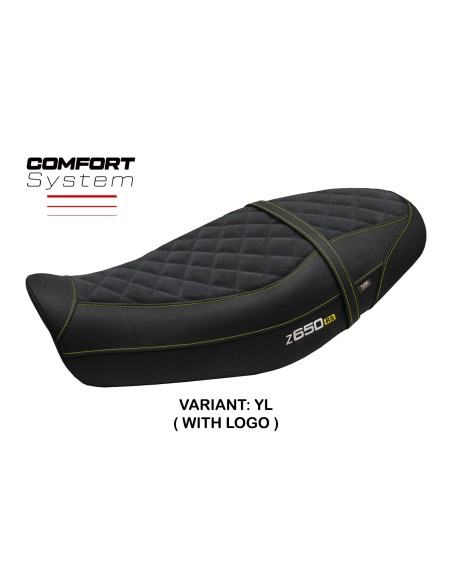 Rivestimento sella compatibile - Kawasaki Z 650 RS 2022-2026 - mod Unnan Velvet Comfort System