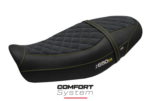 Seat cover compatible - Kawasaki Z 650 RS 2022-2025 - mod Unnan Velvet Comfort System