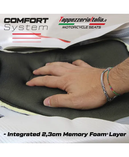 Housse de selle compatible - BMW S 1000 R  2021-2025 - mod Petra Comfort System