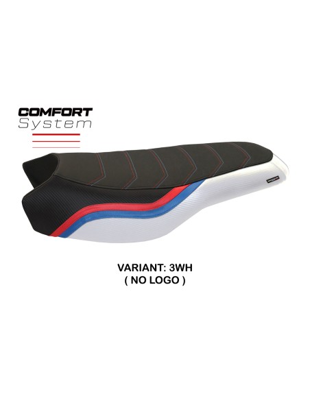 Funda de asiento compatible BMW R 1200/1250 GS Rallye (17-22) modelo Bonn 2 comfort system