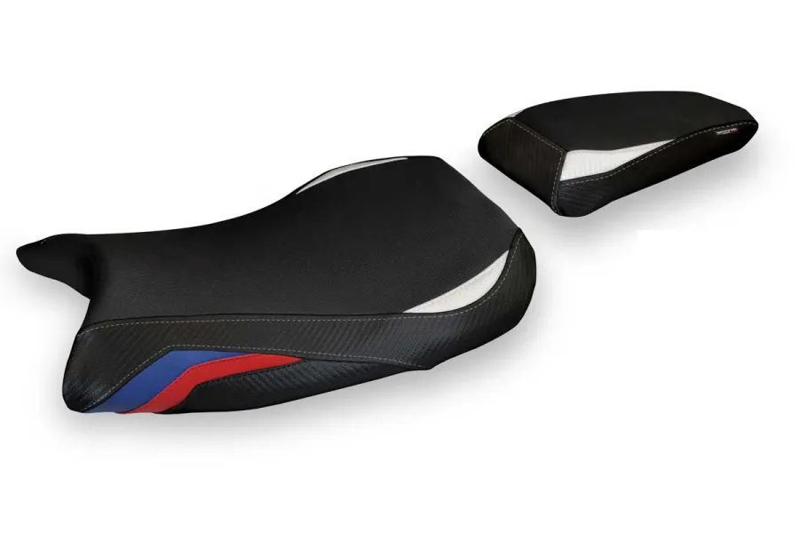 Rivestimento sella compatibile - BMW S 1000 RR M-Sport 2021-2026 - mod Ganja 1 Comfort System