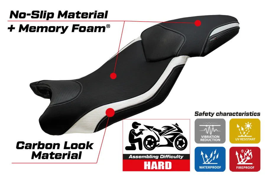 Sitzbezug kompatibel BMW S 1000 XR (15-19) Modell Ardea comfort system