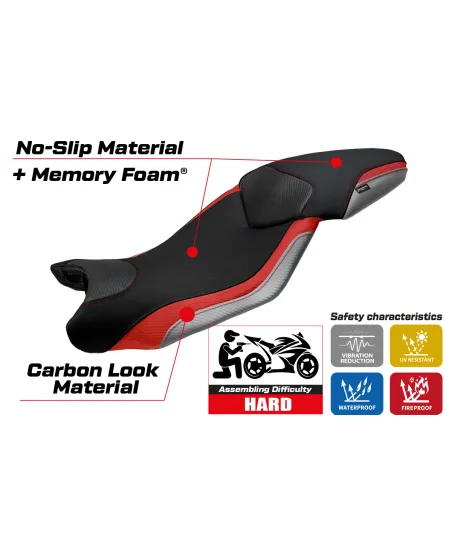 Rivestimento sella compatibile BMW S 1000 XR (15-19) modello Ardea special color comfort system