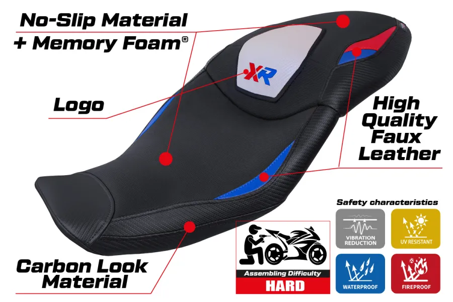 Seat cover compatible - BMW S 1000 XR 2020 - 2023 - mod Dresden Comfort System