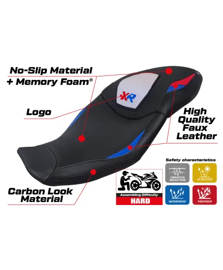 Seat cover compatible - BMW S 1000 XR 2020 - 2023 - mod Dresden Comfort System