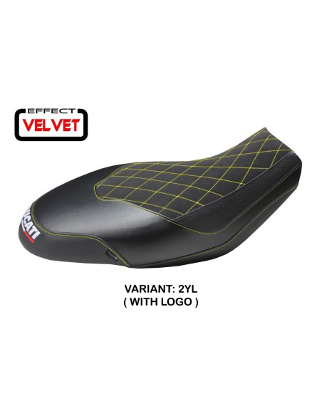 Rivestimento sella compatibile Ducati Scrambler 400 / 800 / 1100 (15-22) modello Ischia Velvet