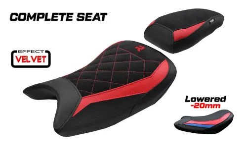 Sella completa compatibile - BMW S 1000 R 2021-2025 - mod Bexley Velvet - Ribassata