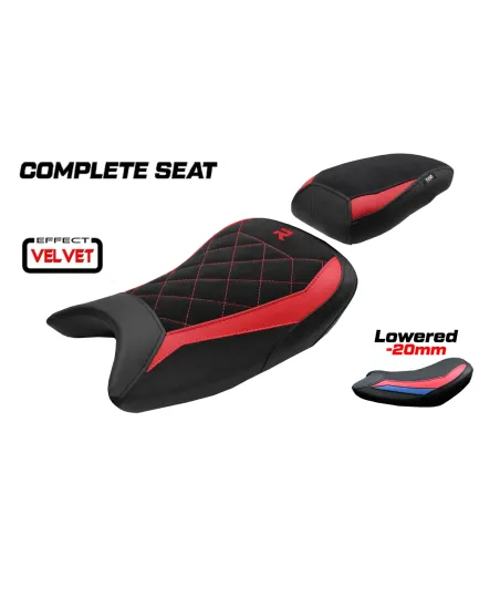 Asiento completo compatible - BMW S 1000 R 2021-2025 - mod Bexley Velvet - Rebajado
