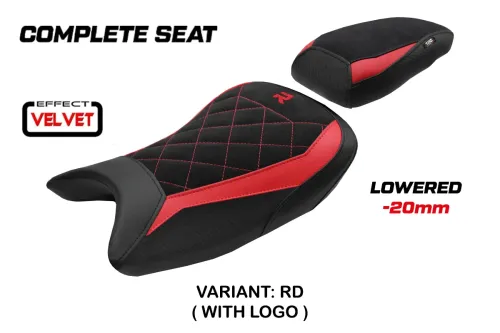 Complete seat compatible - BMW S 1000 R 2021-2025 - mod Bexley Velvet - Lowered 2