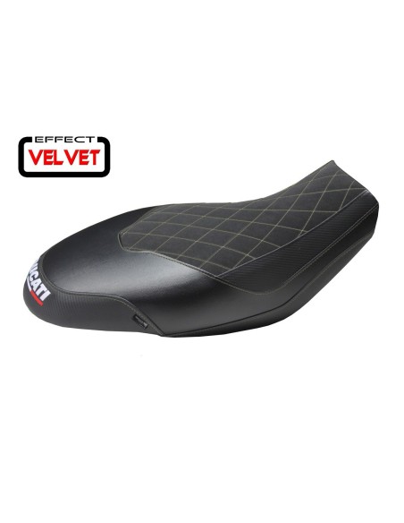 Seat cover compatible Ducati Scrambler 400 / 800 / 1100 (15-22) Ischia Velvet model