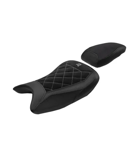 Selle complète compatible - BMW S 1000 R 2021-2025 - mod Bexley Velvet Comfort System - Abaissée