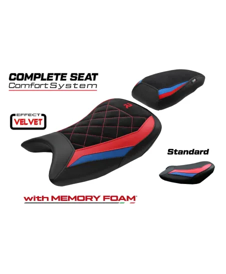 Selle complète compatible - BMW S 1000 R 2021-2025 - mod Bexley Velvet Comfort System