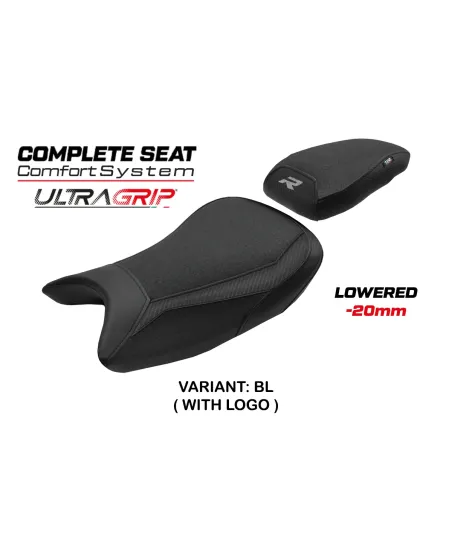 Selle complète compatible - BMW S 1000 R 2021-2025 - mod Bexley Ultragrip Comfort System - Abaissée