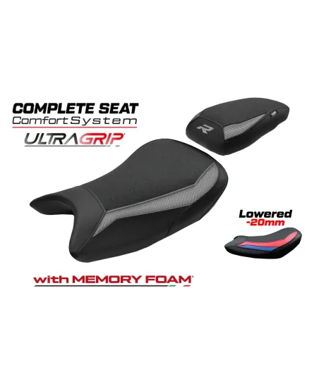 Sella completa compatibile - BMW S 1000 R 2021-2025 - mod Bexley Ultragrip Comfort System - Ribassata