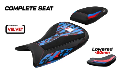 Komplette Sitzbank kompatibel - BMW S 1000 R 2021-2025 - mod Bexley Velvet Special Edition - Gesenkt