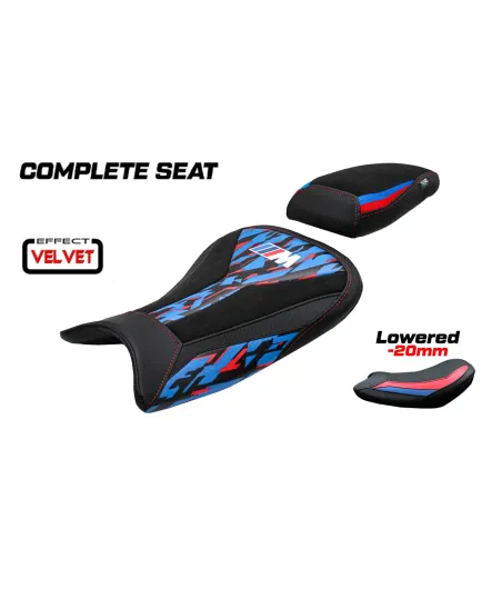Komplette Sitzbank kompatibel - BMW S 1000 R 2021-2025 - mod Bexley Velvet Special Edition - Gesenkt