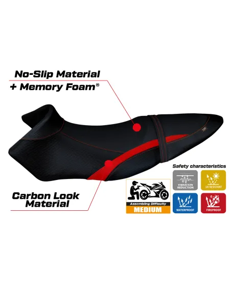 Rivestimento sella compatibile BUELL XB 12 S - XB 12 SX(19-21) modello Avignone Comfort System