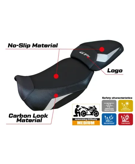 Sitzbezug kompatibel - CF Moto 650 GT 2021-2026 - mod Atena