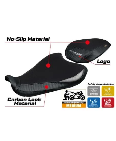 Rivestimento sella compatibile - CF Moto 800 NK 2023-2026 - mod Arnas