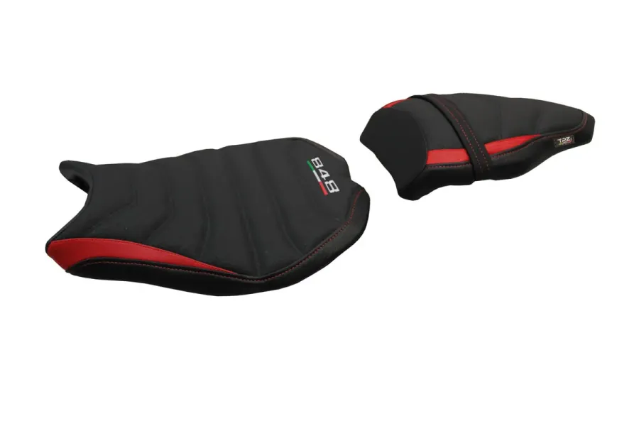 Funda de asiento compatible - Ducati 848/1098/1198 2007 - 2013 - mod Cervia Ultragrip