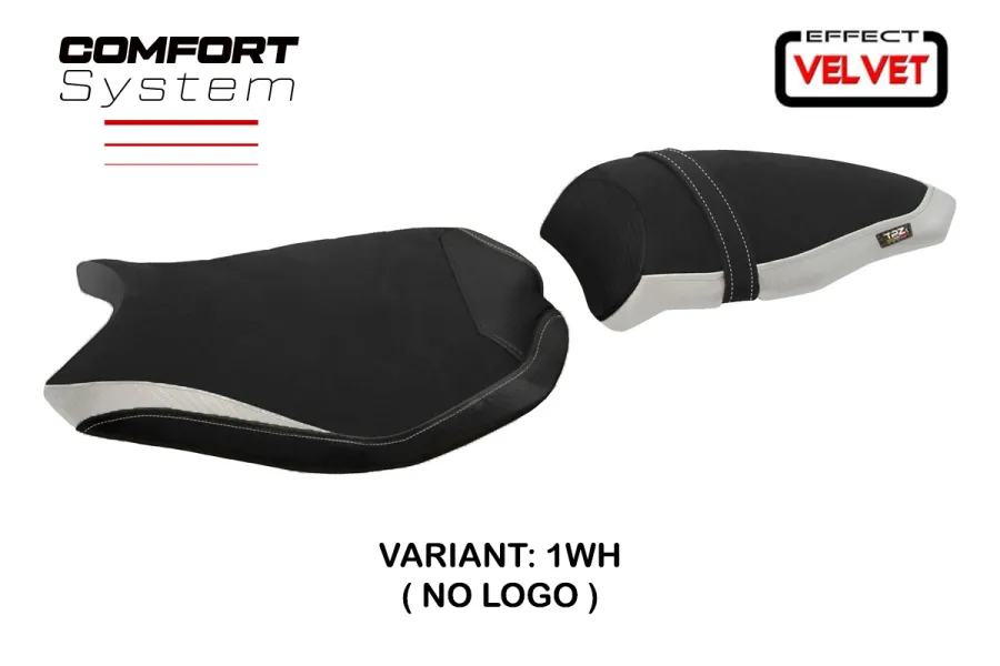Sitzbezug kompatibel - Ducati 848/1098/1198 2007 - 2013 - mod Cervia Velvet Comfort System