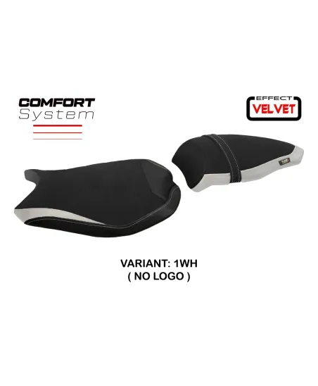 Housse de selle compatible - Ducati 848/1098/1198 2007 - 2013 - mod Cervia Velvet Comfort System