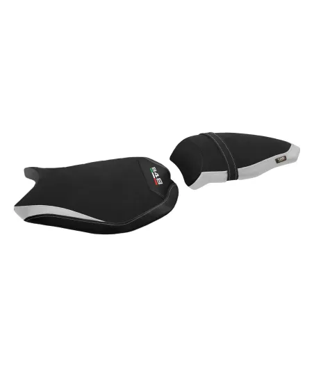 Funda de asiento compatible - Ducati 848/1098/1198 2007 - 2013 - mod Cervia Velvet Comfort System