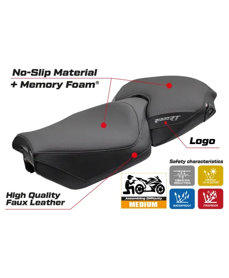 Rivestimento sella compatibile - BMW R 1300 RT 2025-2026 - mod Bethel Comfort System