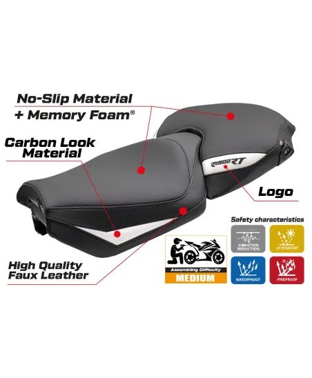 Seat cover compatible - BMW R 1300 RT 2025-2026 - mod Bethel Comfort System