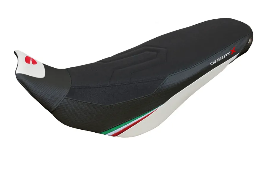 Rivestimento sella compatibile - Ducati Desert-X Rally 2022-2025 - mod Keren Ultragrip Comfort System