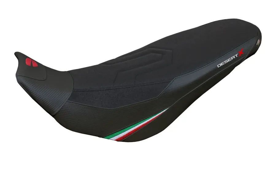 Funda de asiento compatible - Ducati Desert-X Rally 2022-2025 - mod Keren Ultragrip Comfort System