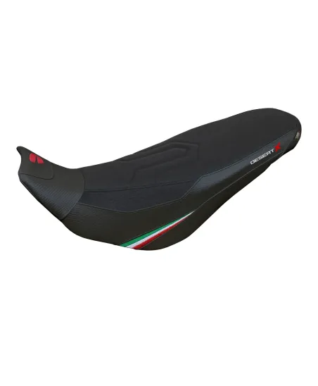 Housse de selle compatible - Ducati Desert-X Rally 2022-2025 - mod Keren Ultragrip Comfort System