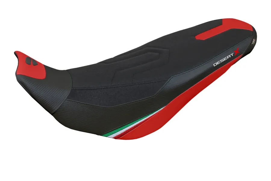 Funda de asiento compatible - Ducati Desert-X Rally 2022-2025 - mod Eriba Ultragrip