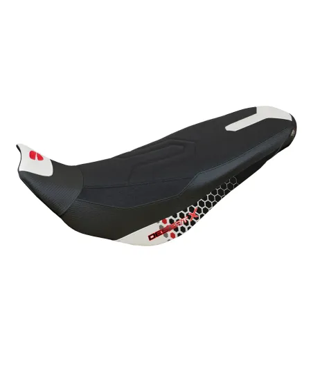 Housse de selle compatible - Ducati Desert-X Rally 2022-2025 - mod Eriba Special Color Ultragrip